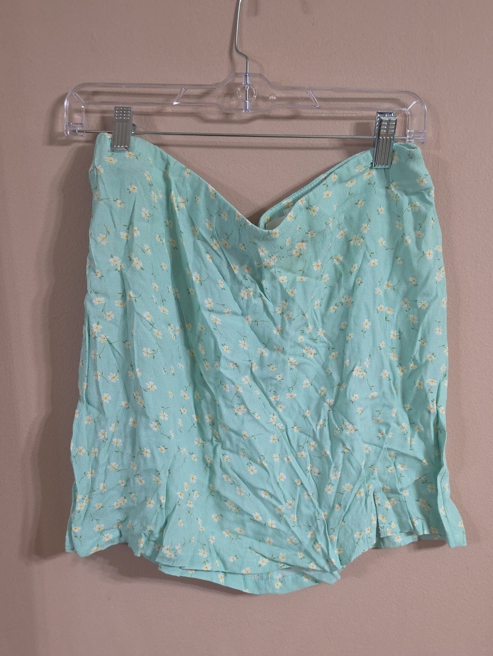Elodie Mint Floral Mini Skirt